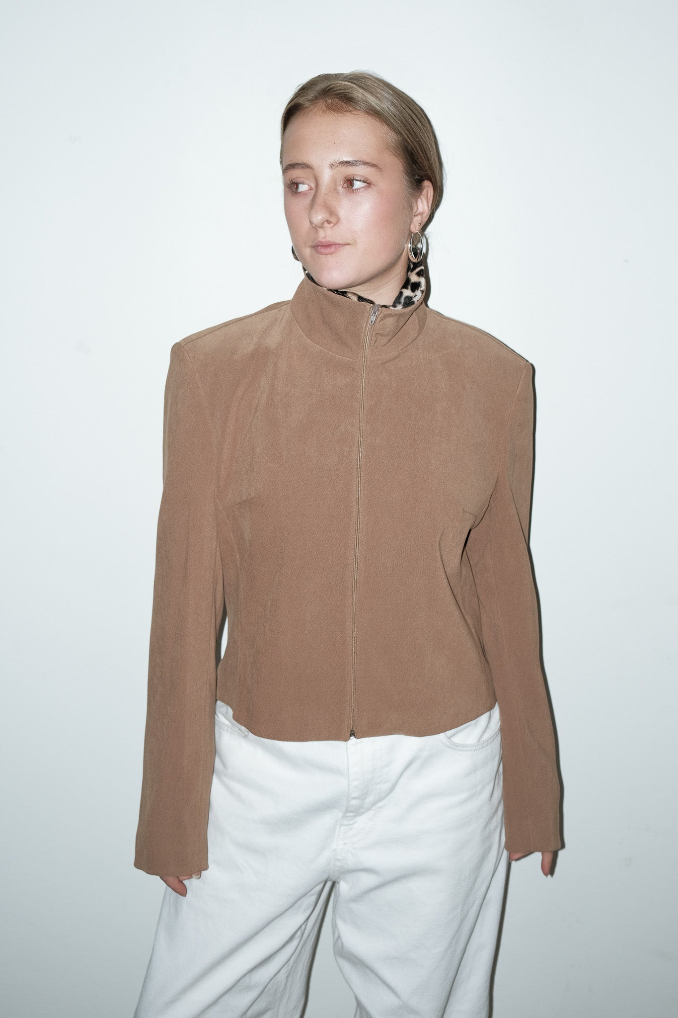 Iris zip-up jasje - S