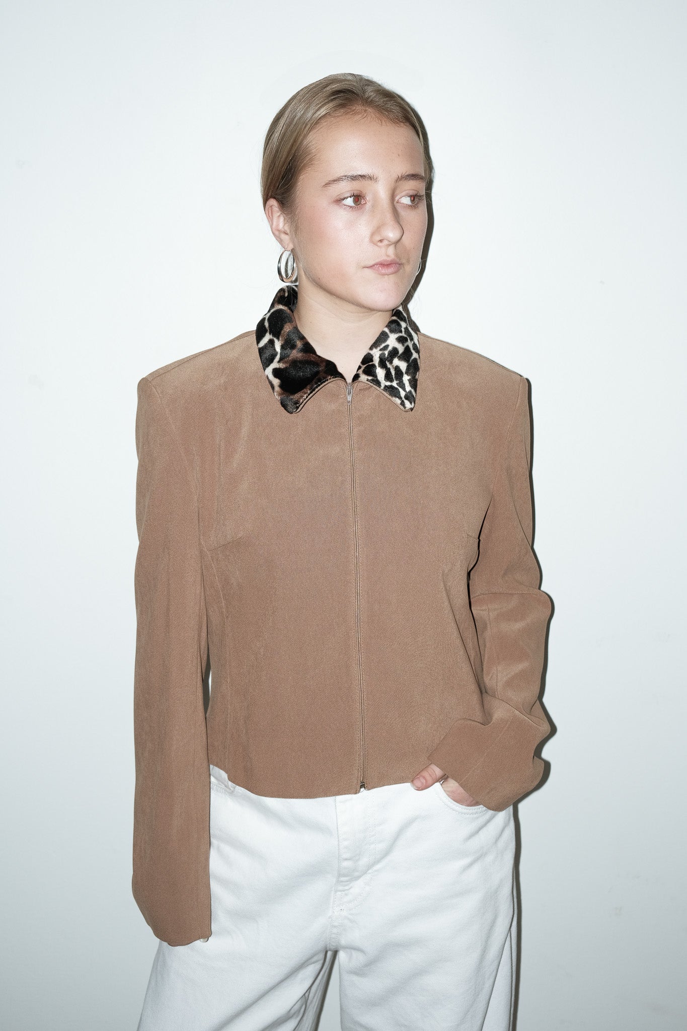 Iris zip-up jasje - S