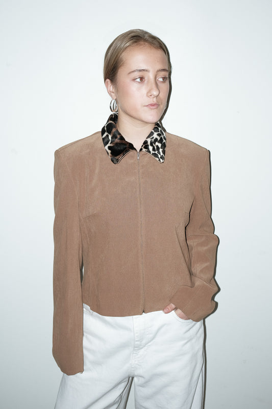 Iris zip-up jasje - S