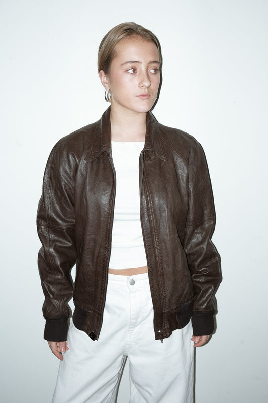 Frey 100% leer jas - S