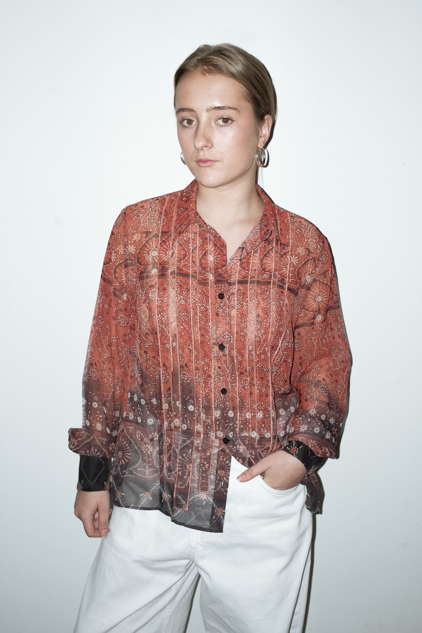 Maren mesh blouse - M