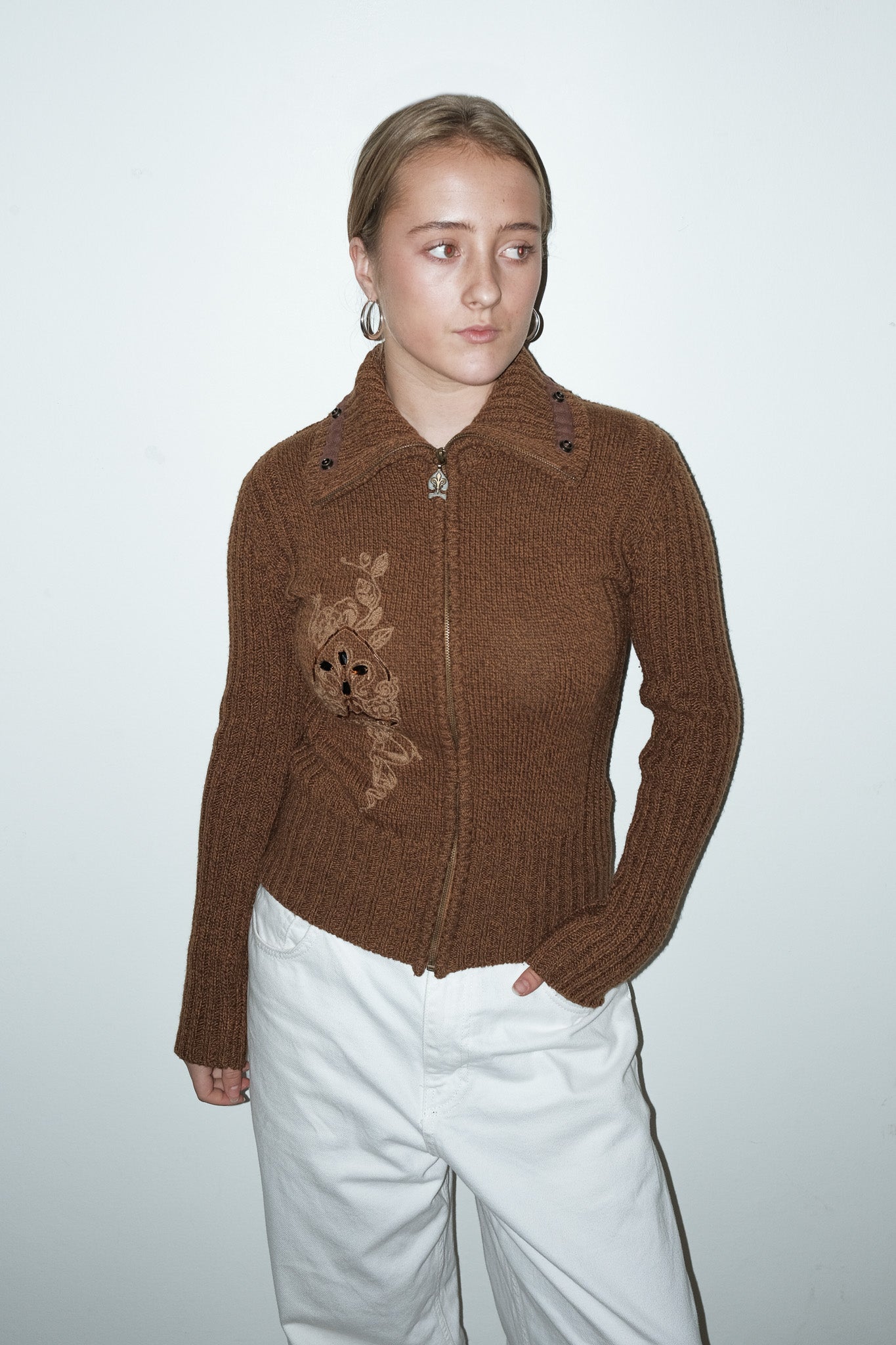 Isola zip-up vest - S