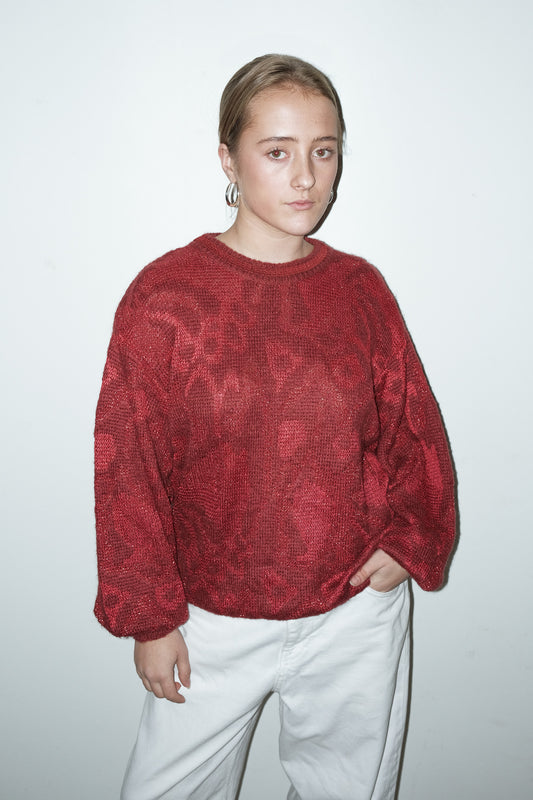 Leah gebreide trui - L