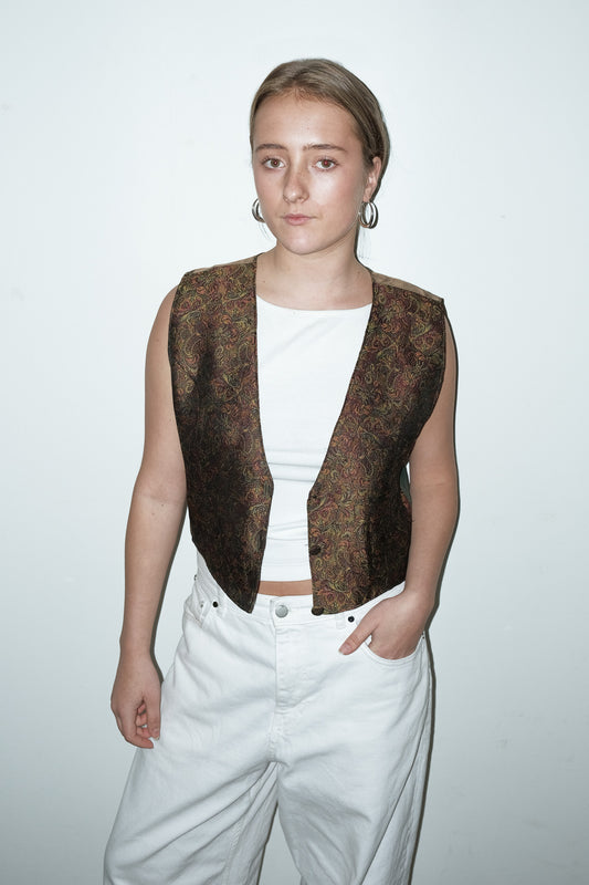 Royce jacquard gilet - S