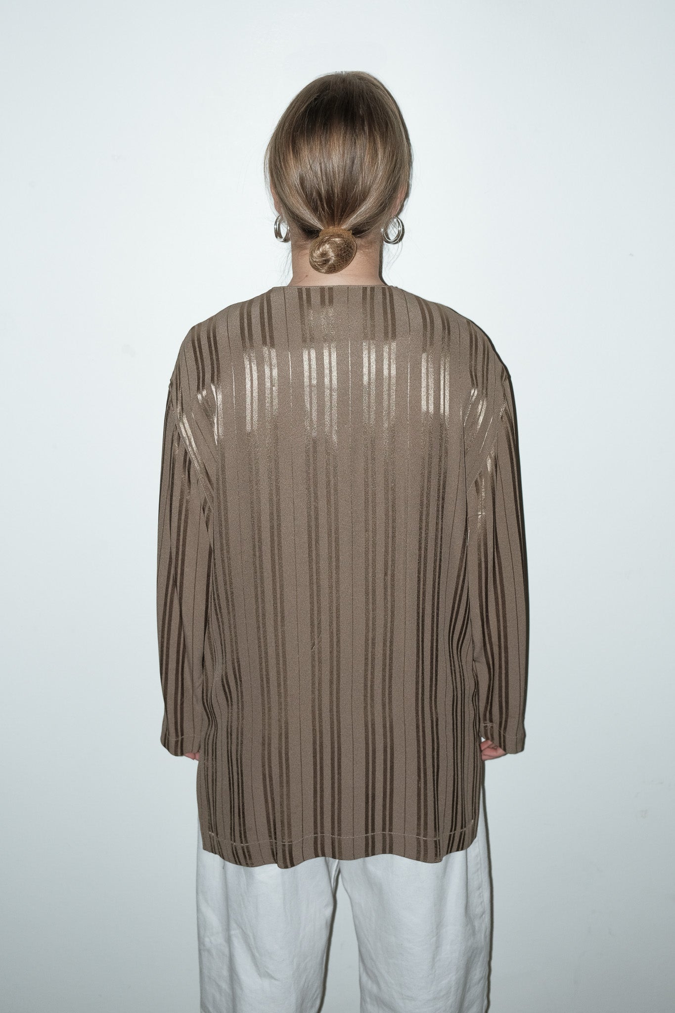 Hannah metallic blouse - L