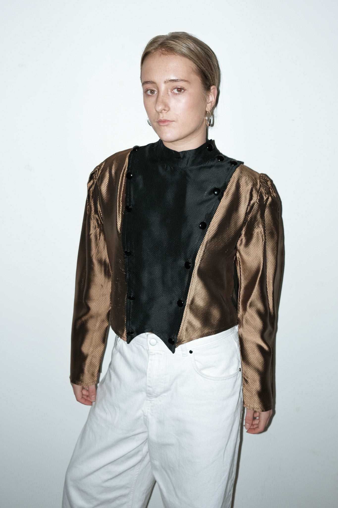 Daphne metallic blouse - M