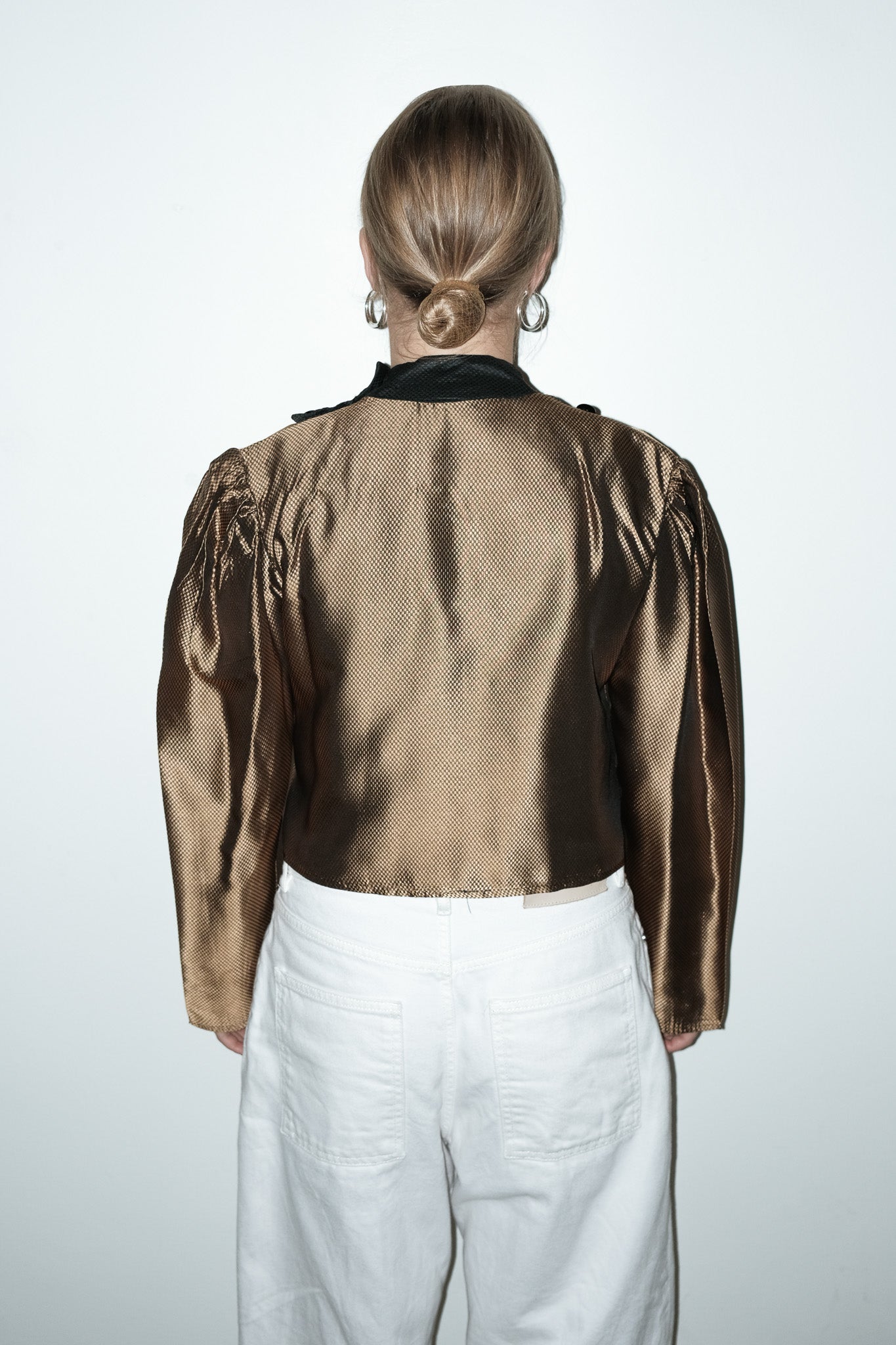 Daphne metallic blouse - M