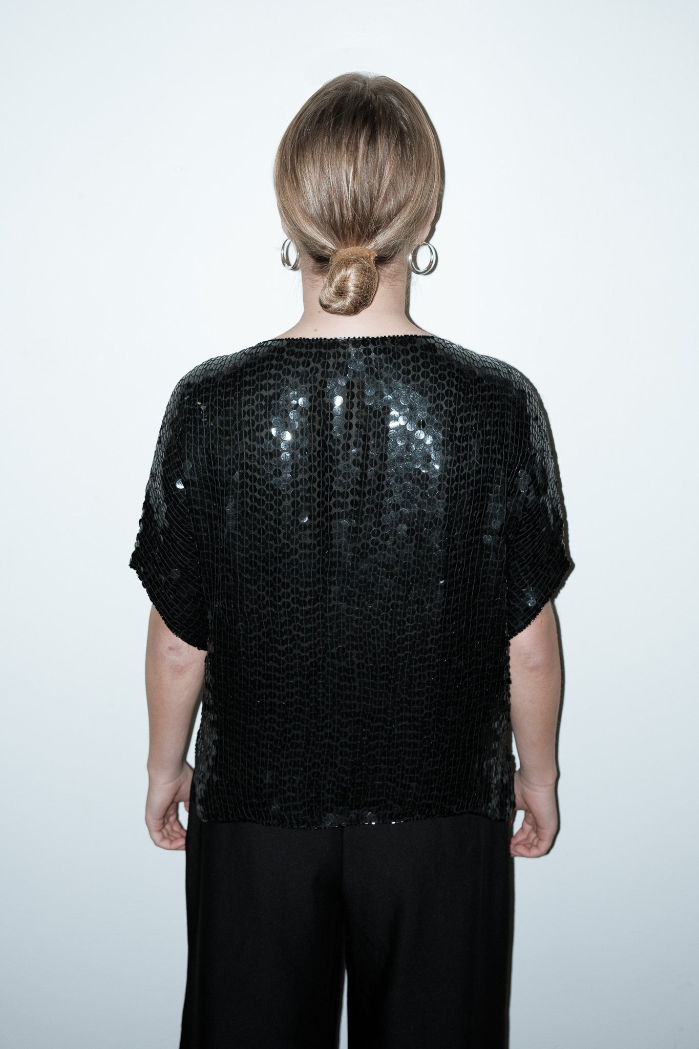 Ilara pailetten top - M