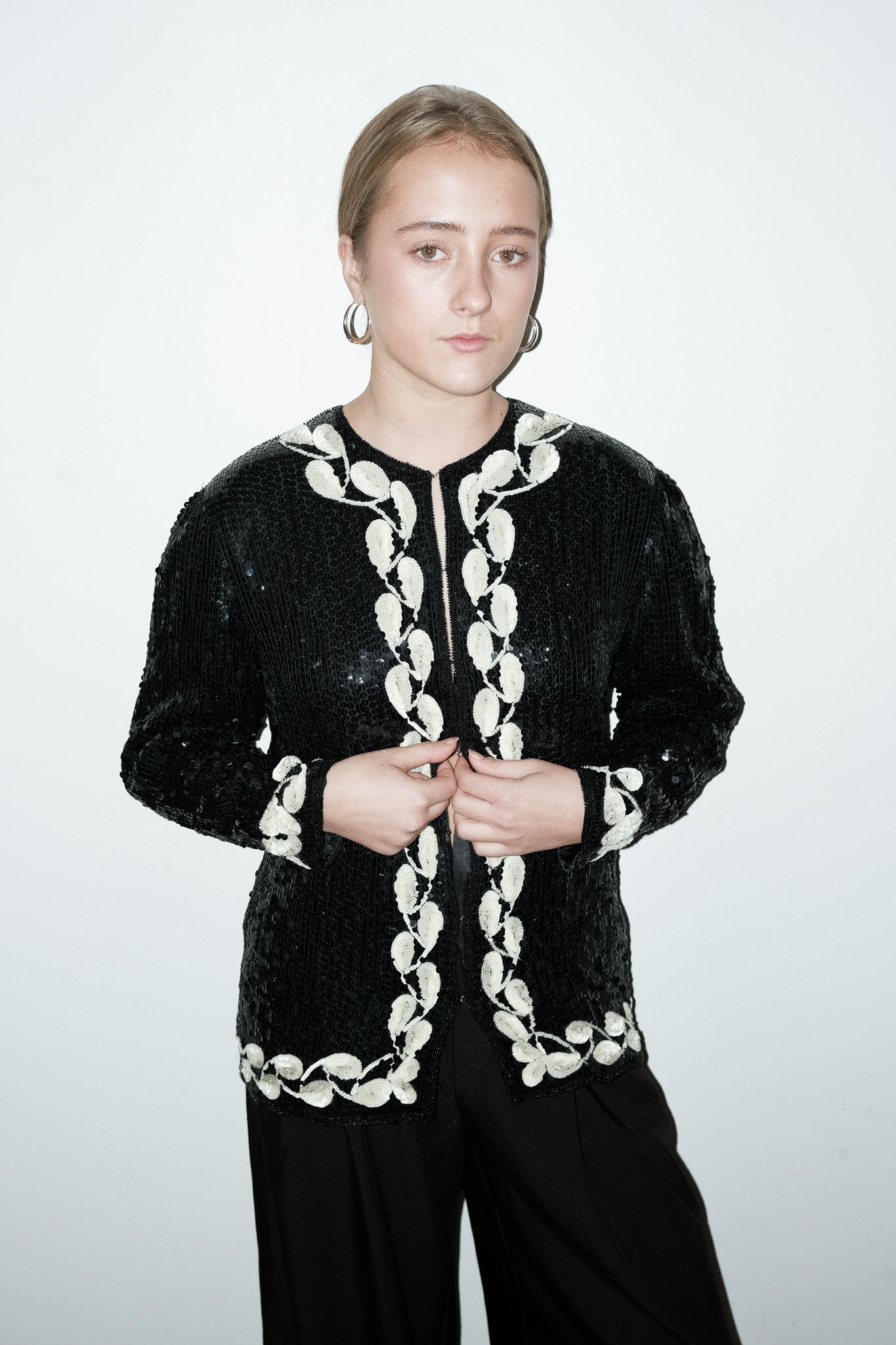 Jett pailletten jasje - M