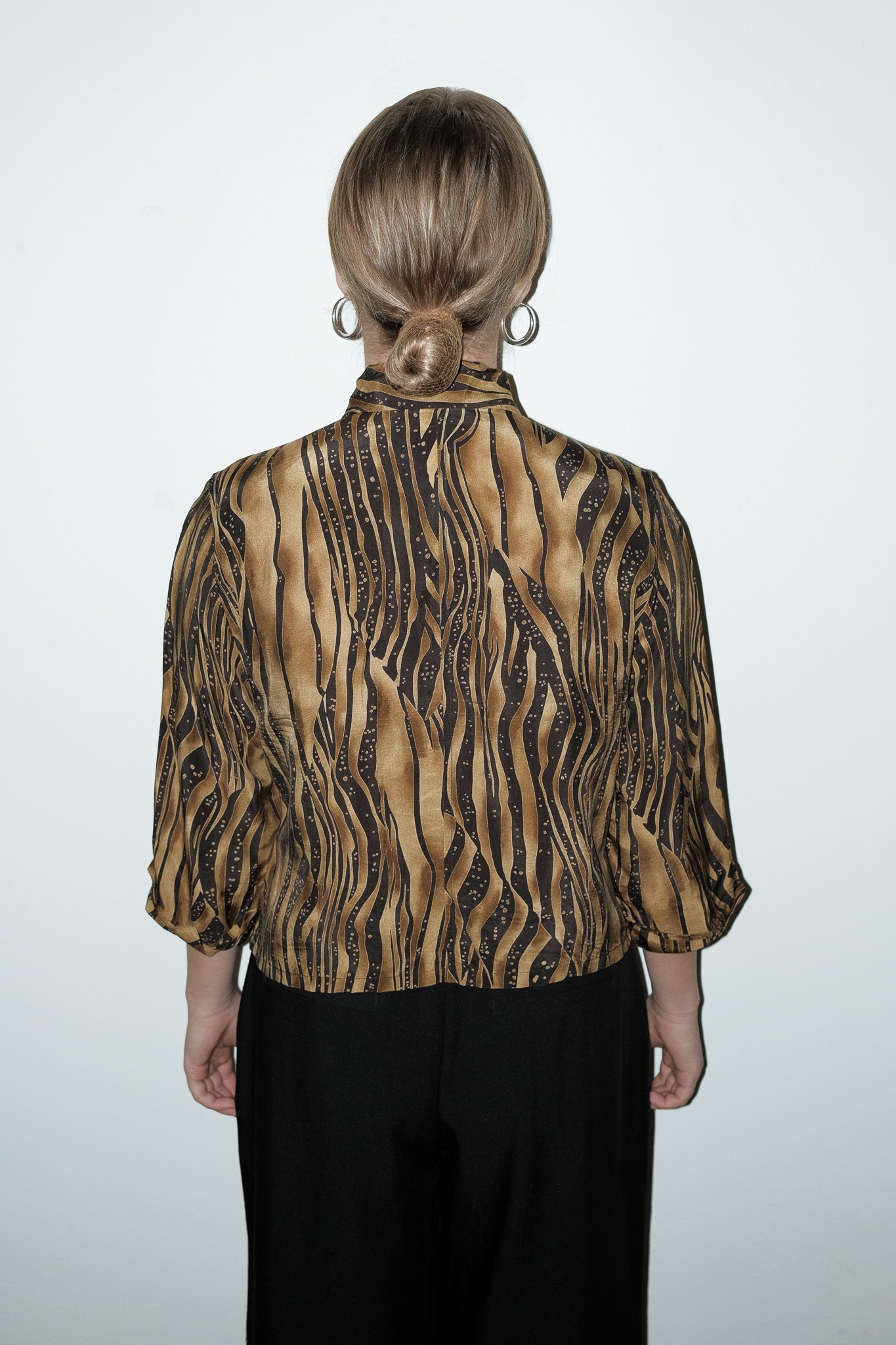 Celeste cupro blouse - M