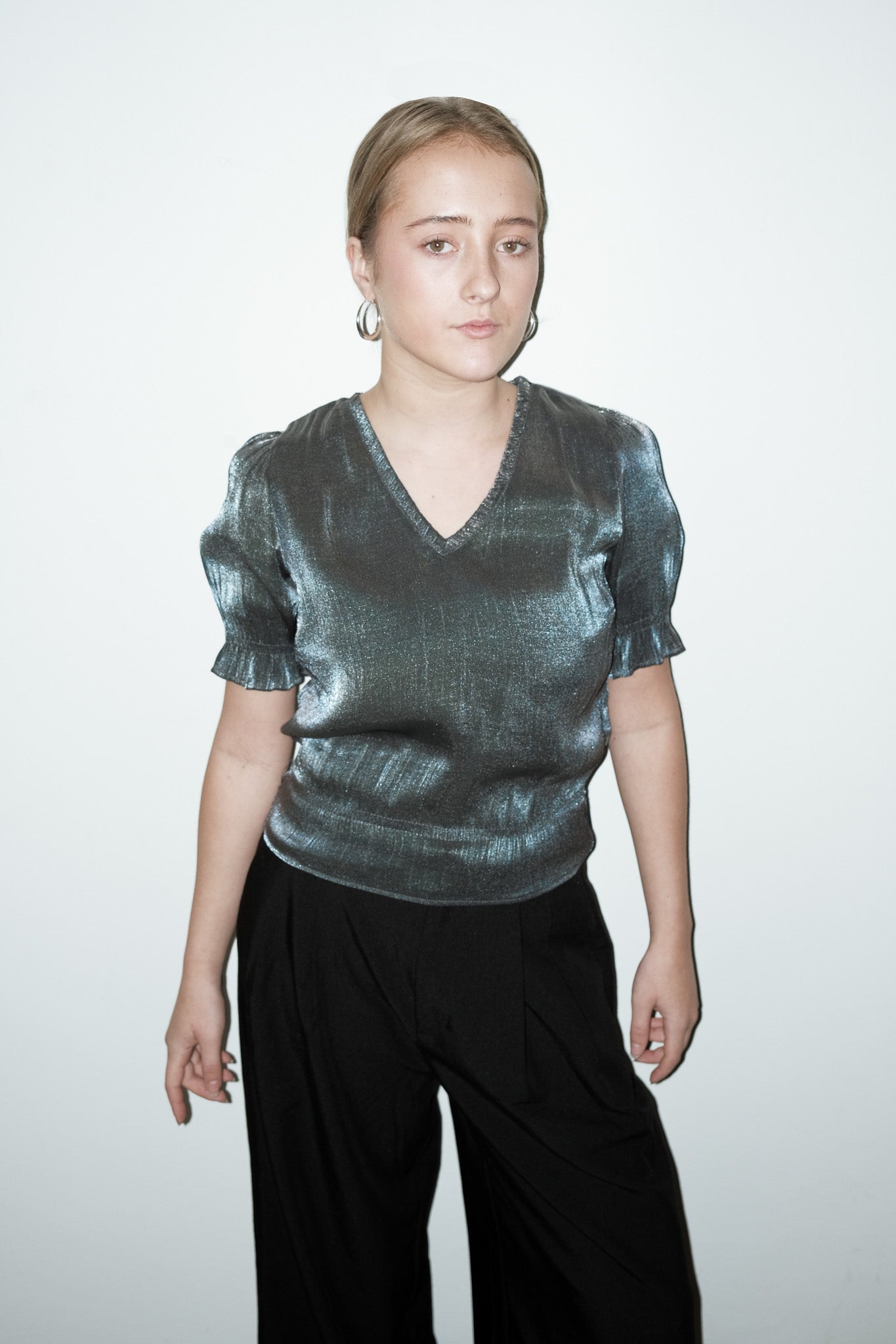 Cian metallic blouse - S