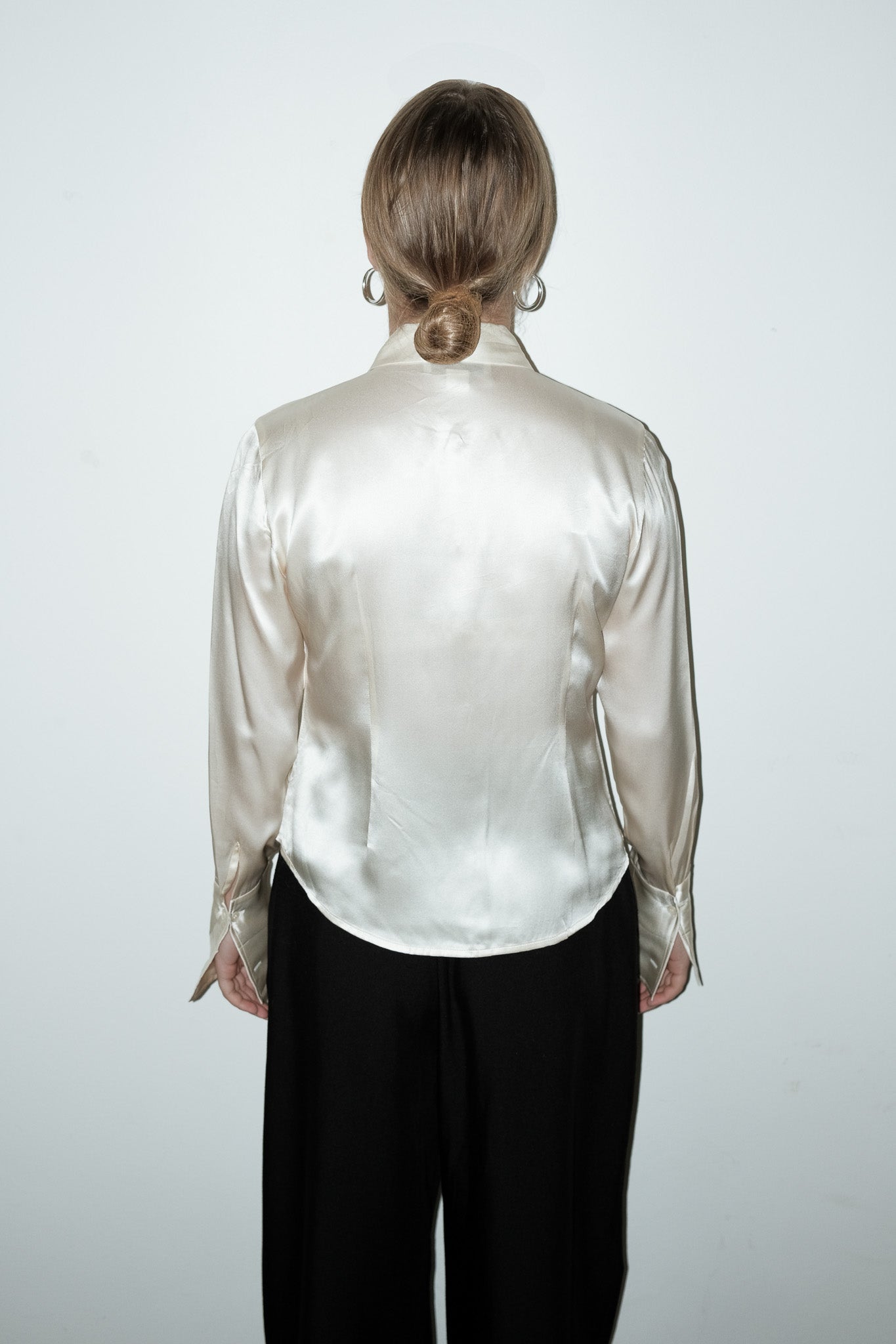 Lauren 100% zijde blouse - S