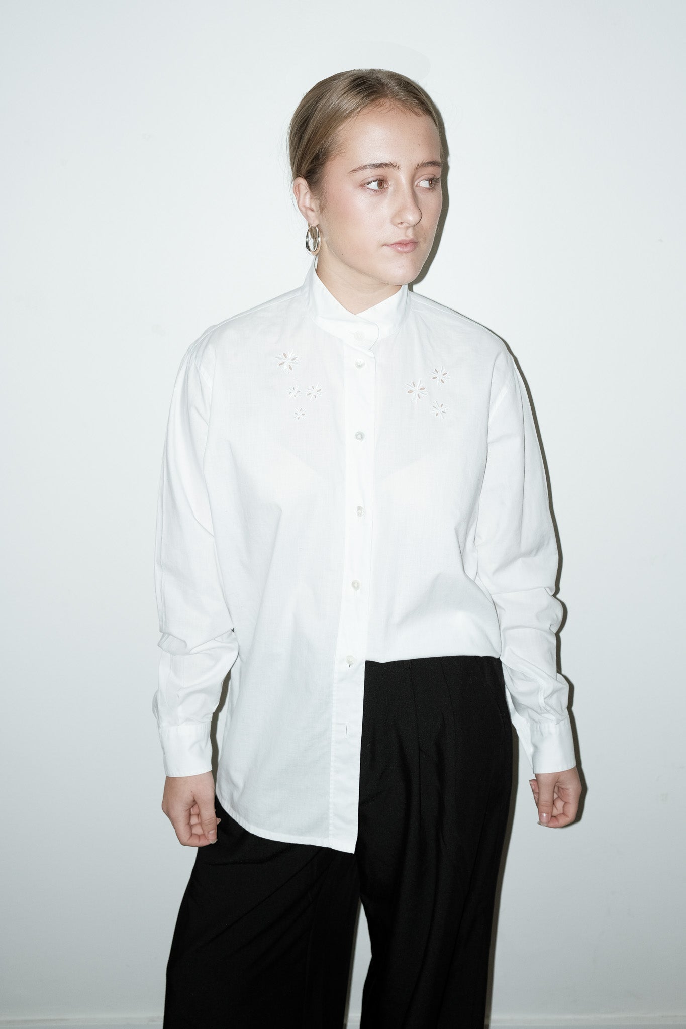 Nadia geborduurde blouse - M