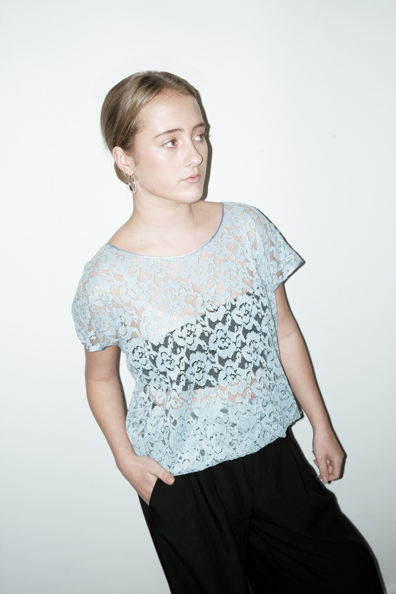 Alix kanten top - M