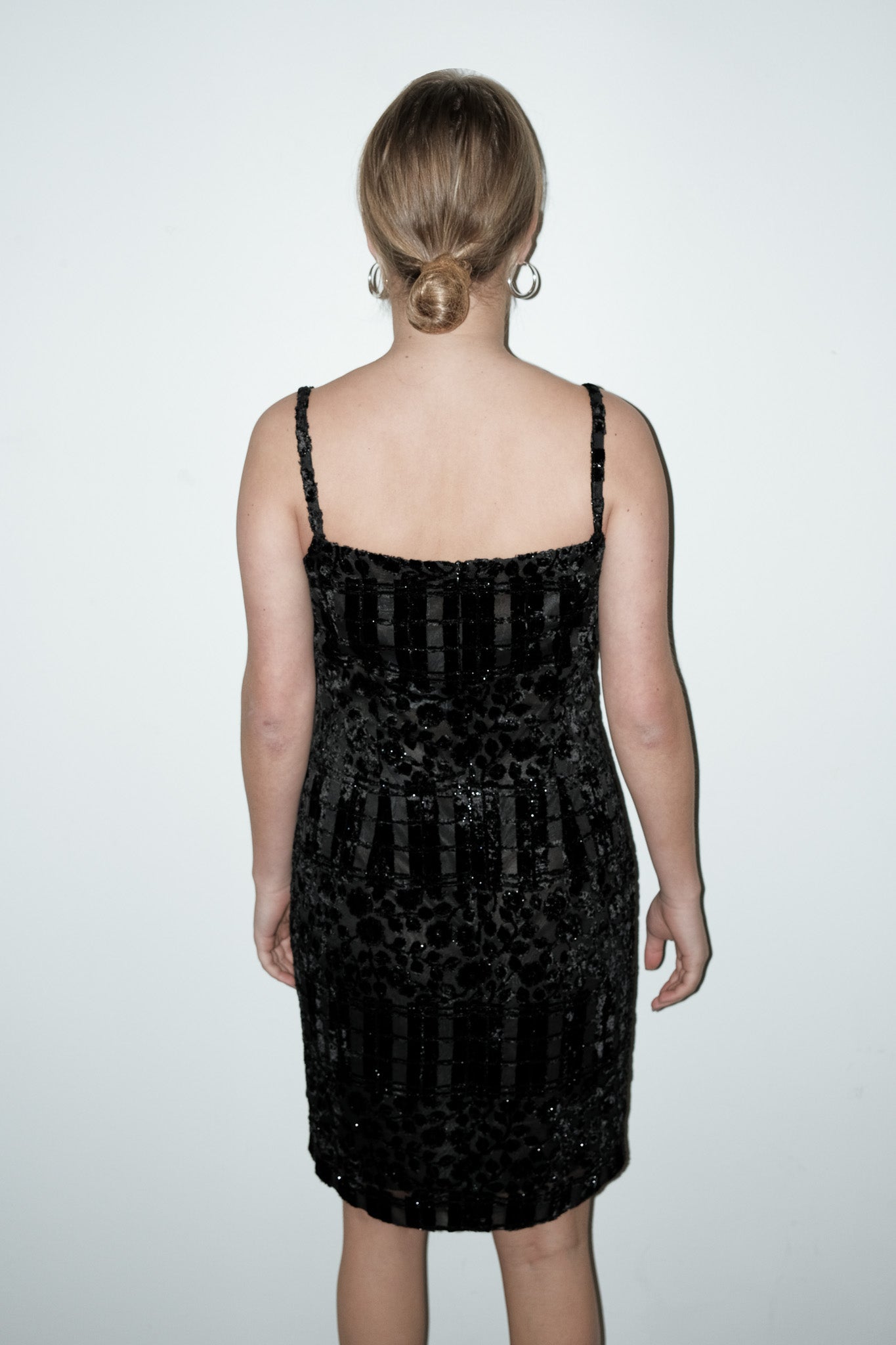 Nilo velvet jurk - S