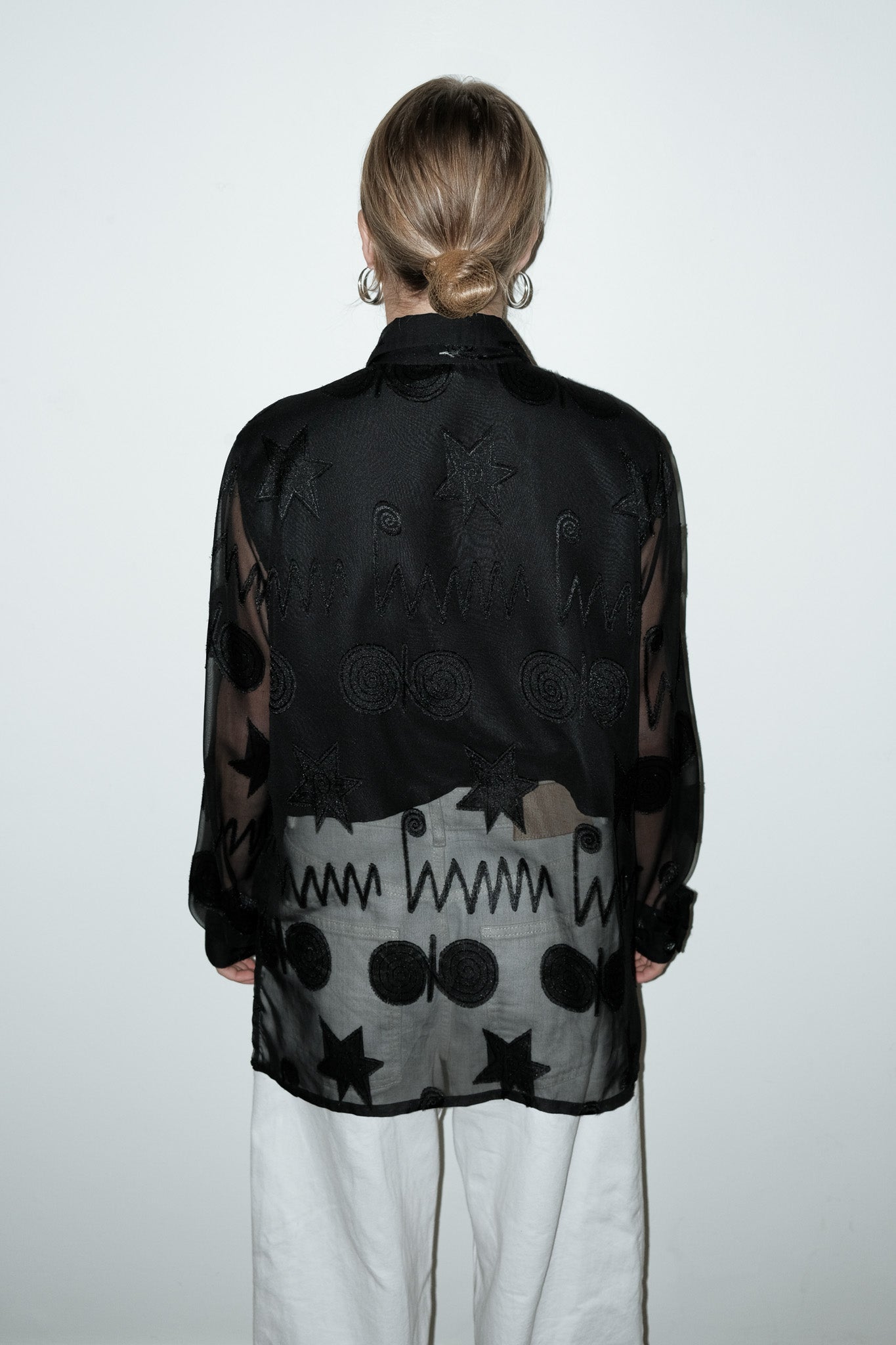 Rune mesh blouse - M