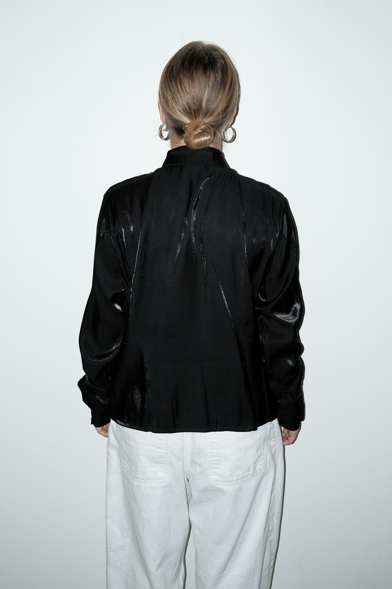 Taro metallic blouse - M