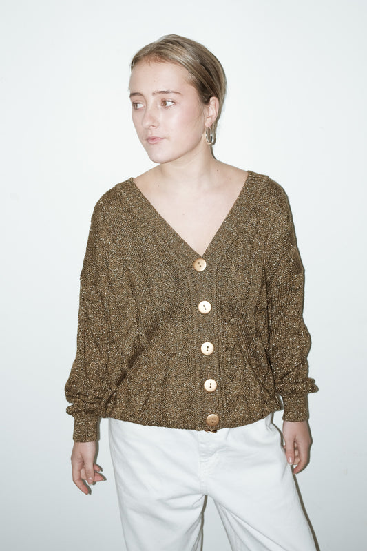 Solene gebreid vest - M