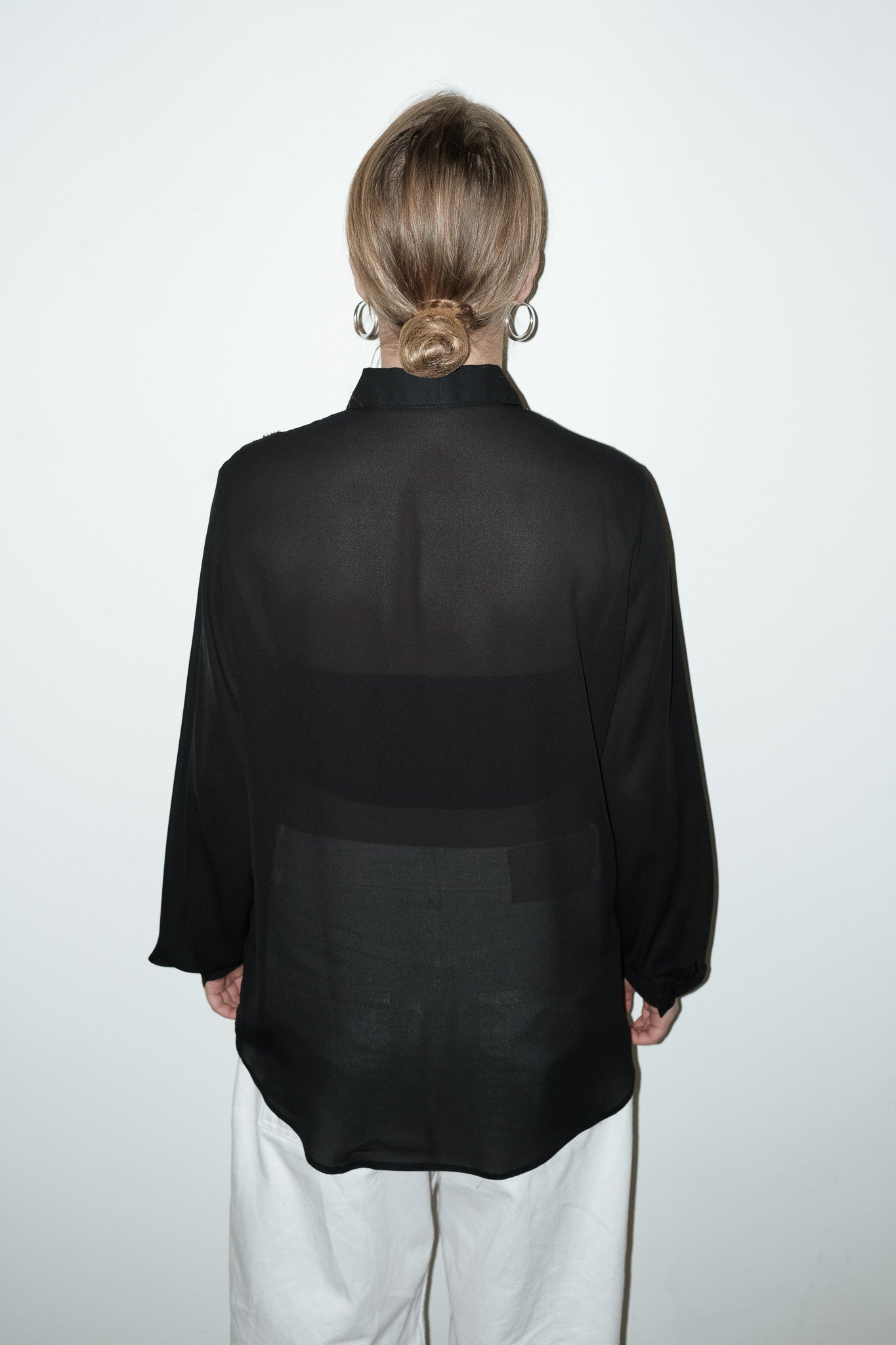 Honore mesh blouse - M