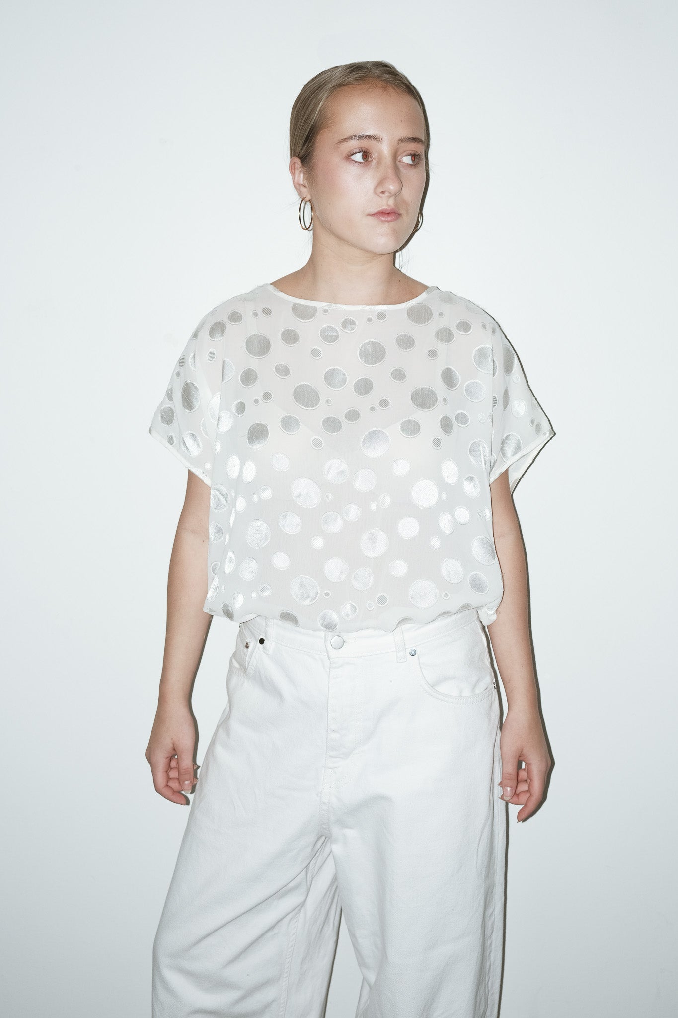 Sophie polkadot top - M