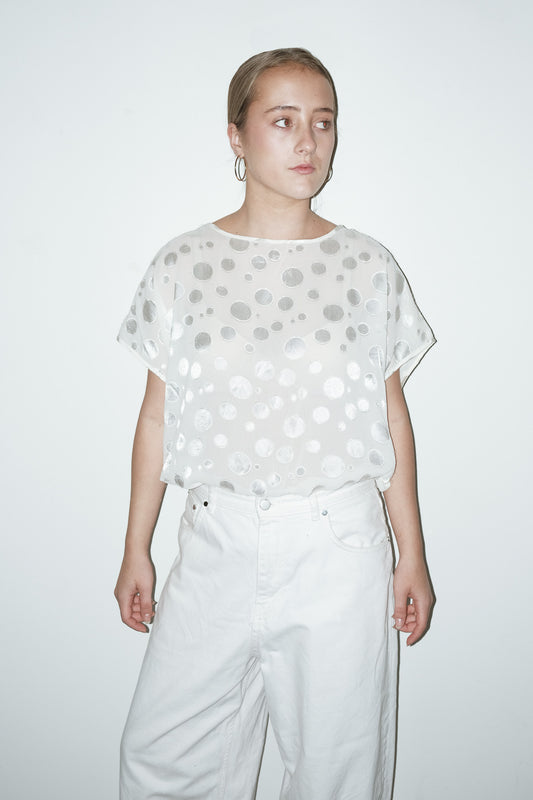 Sophie polkadot top - M