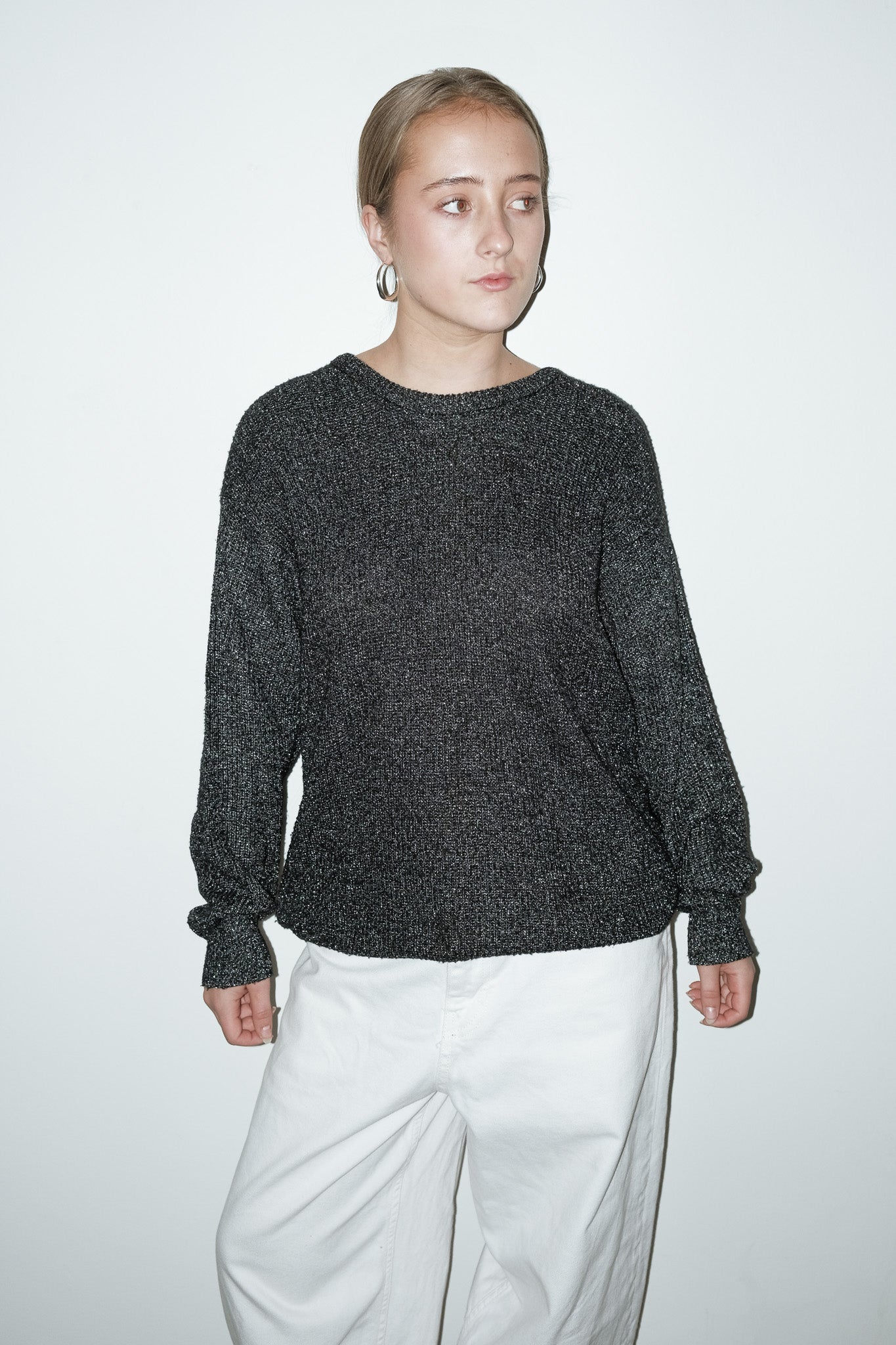 Sil glitter trui - L