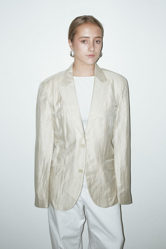 Leni metallic blazer - M