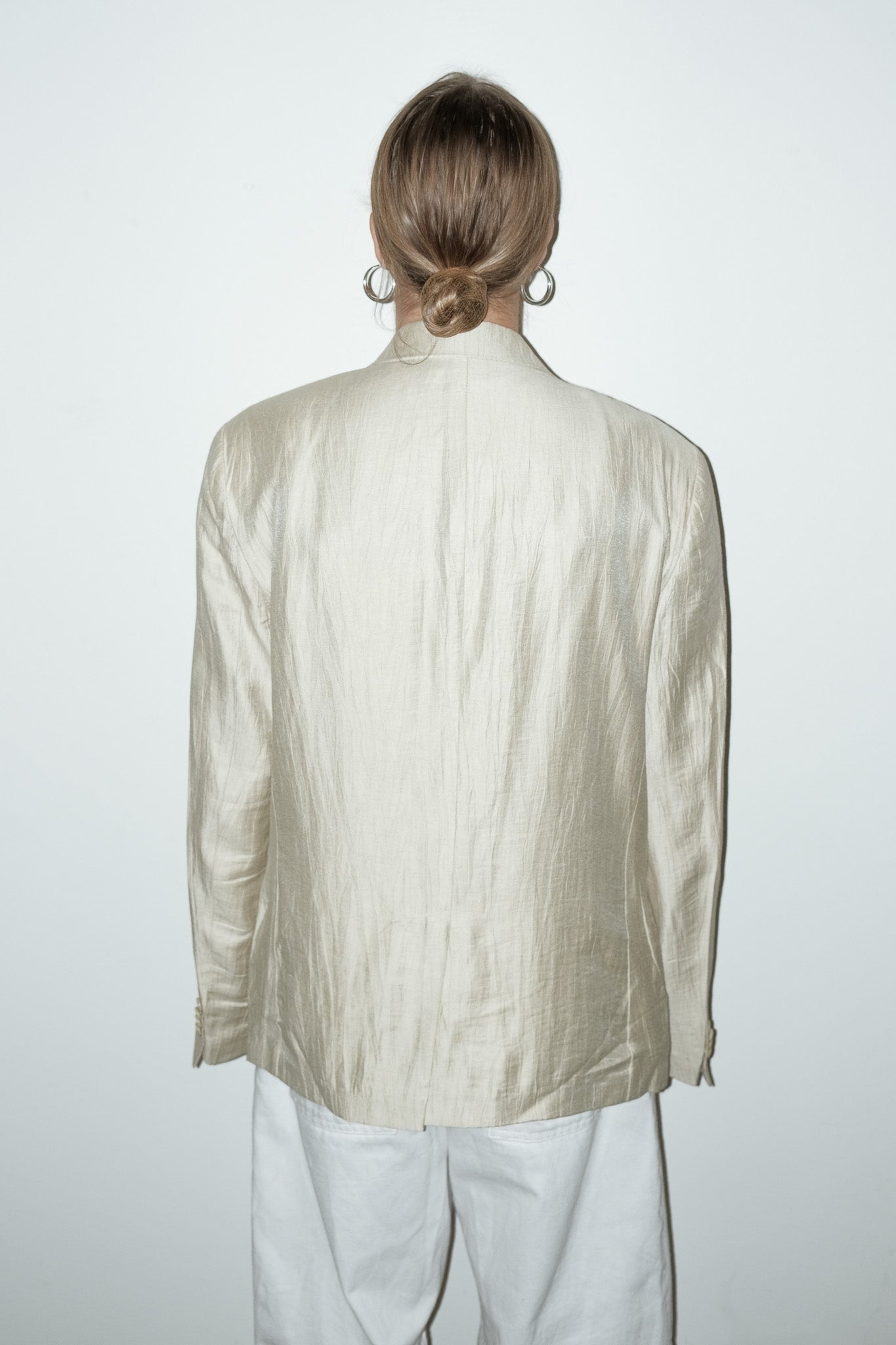 Leni metallic blazer - M