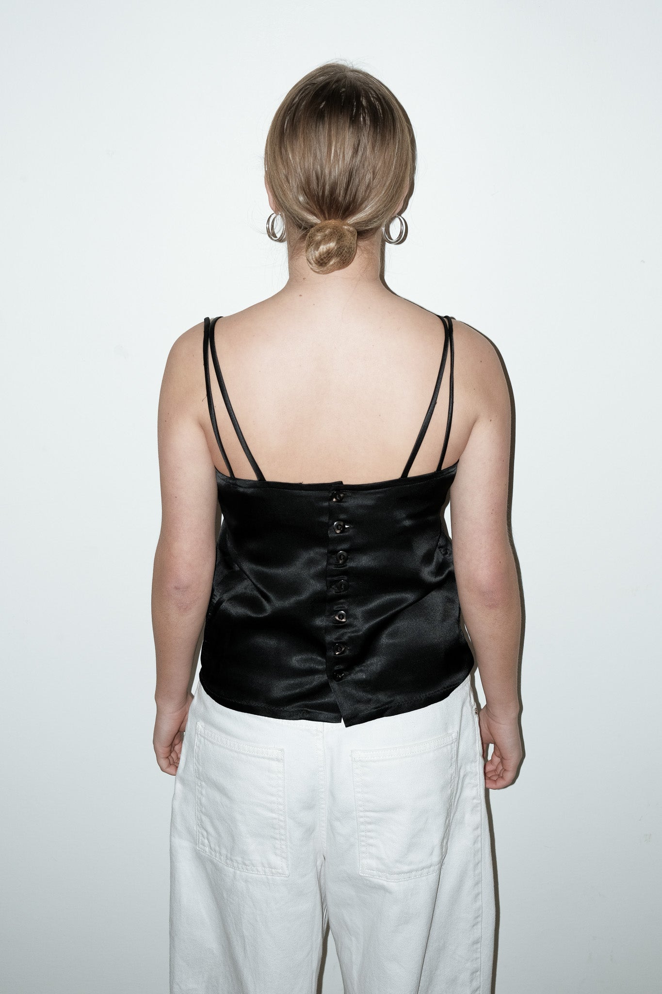 Jetta satijnen top - S