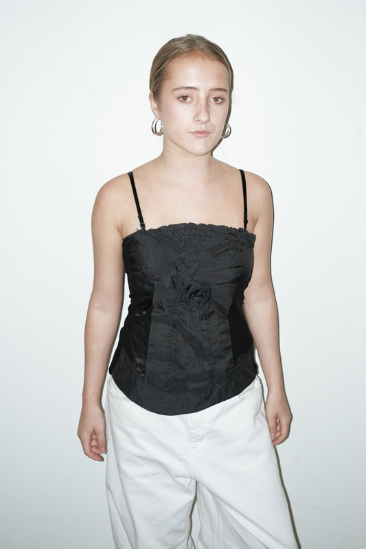 Beyu rosette top - S