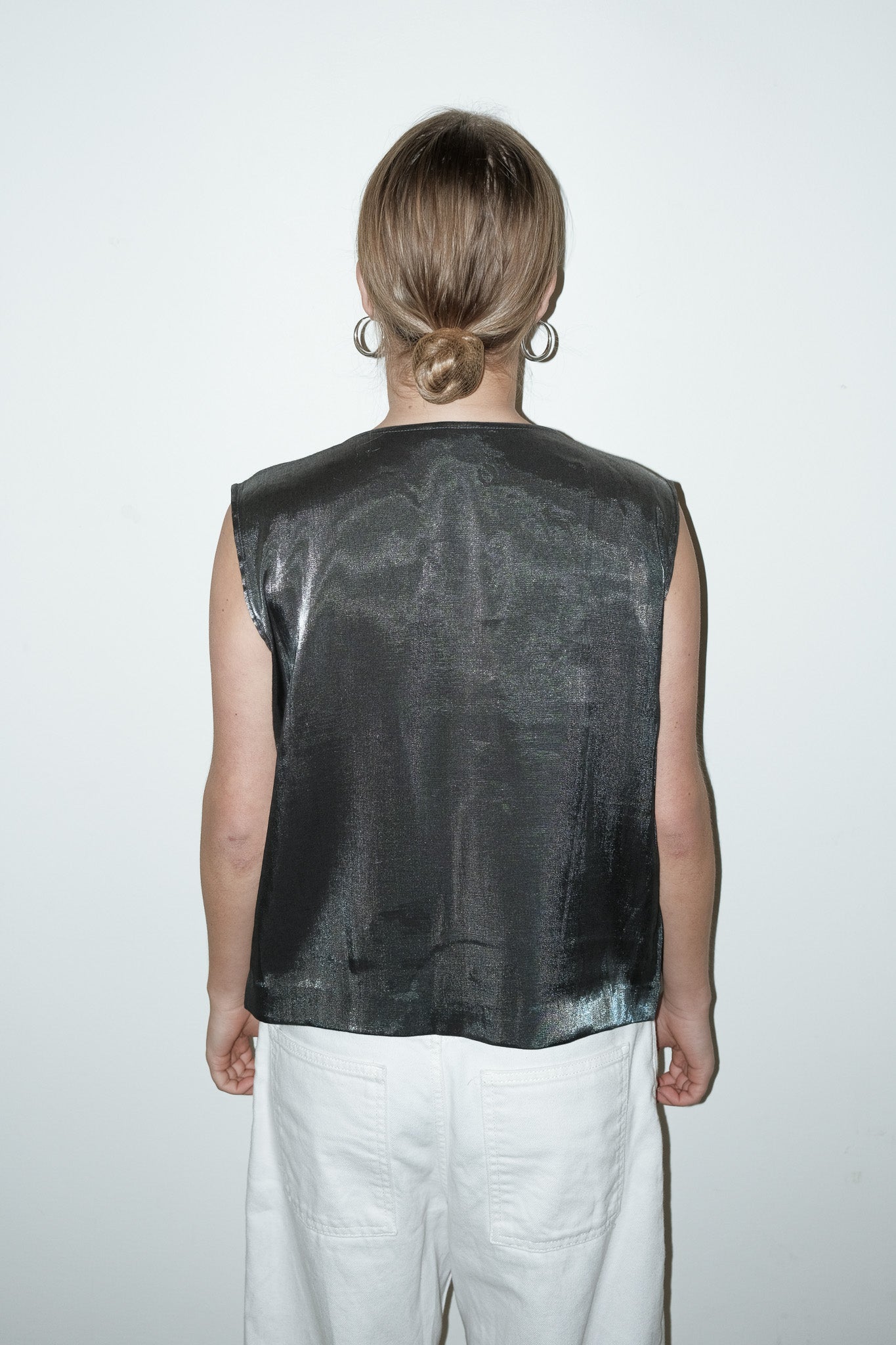 Nico metallic top - M