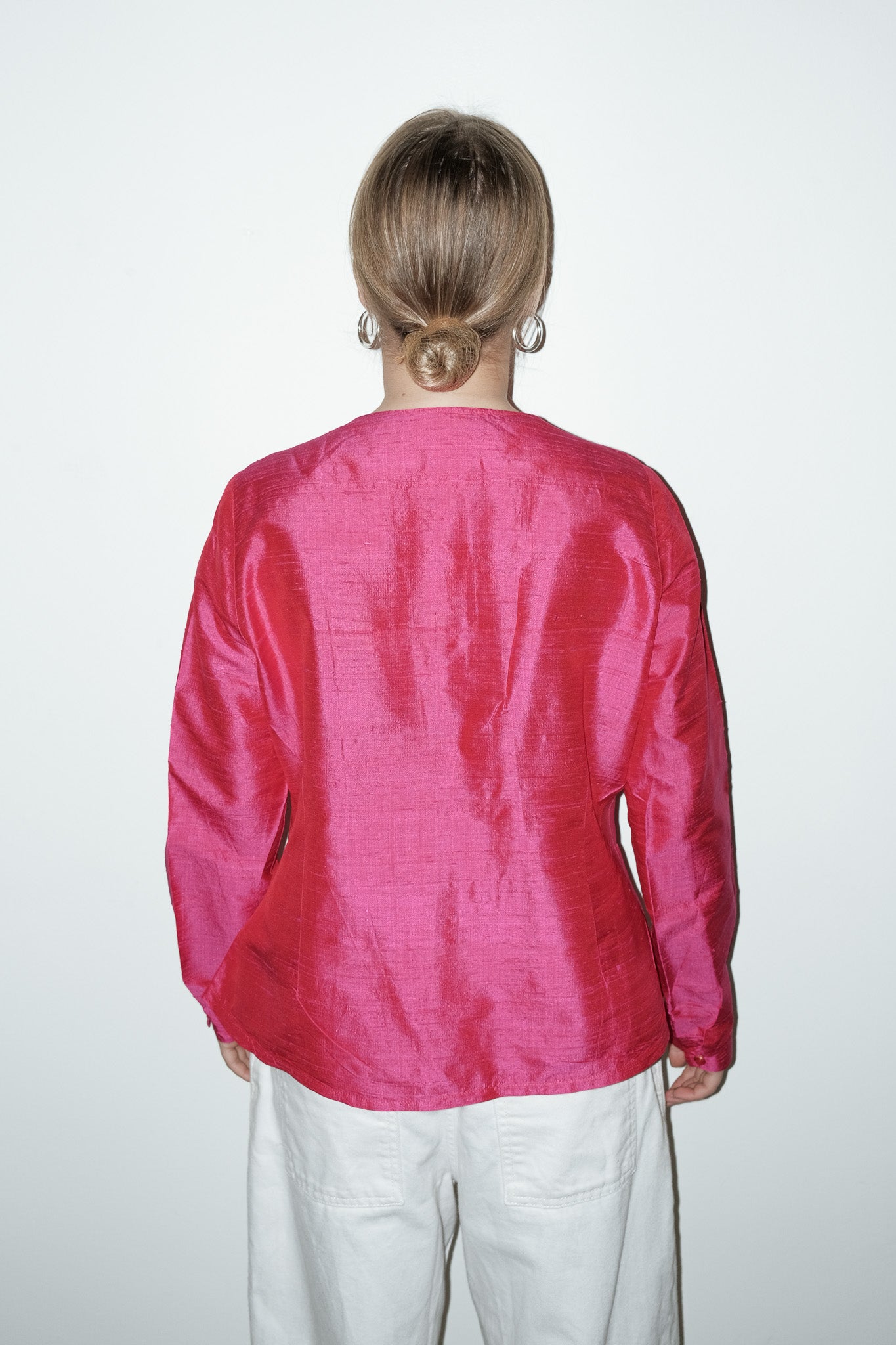 Amane 100% zijde blouse - M