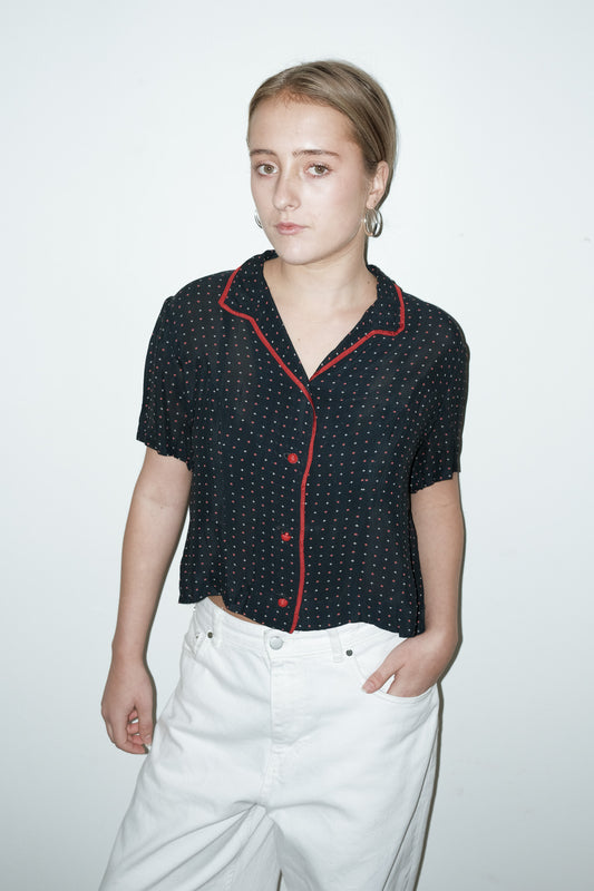 Kaia 100% zijde blouse - S