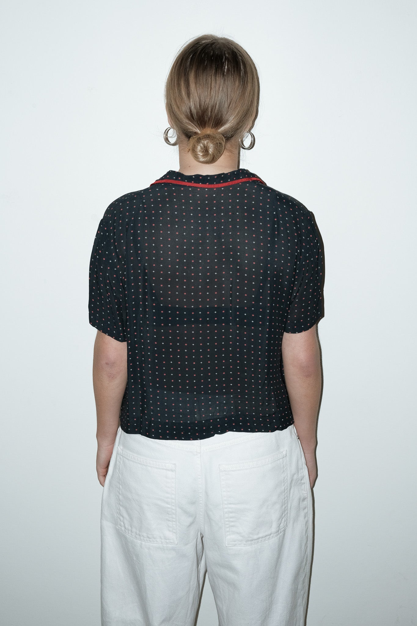 Kaia 100% zijde blouse - S