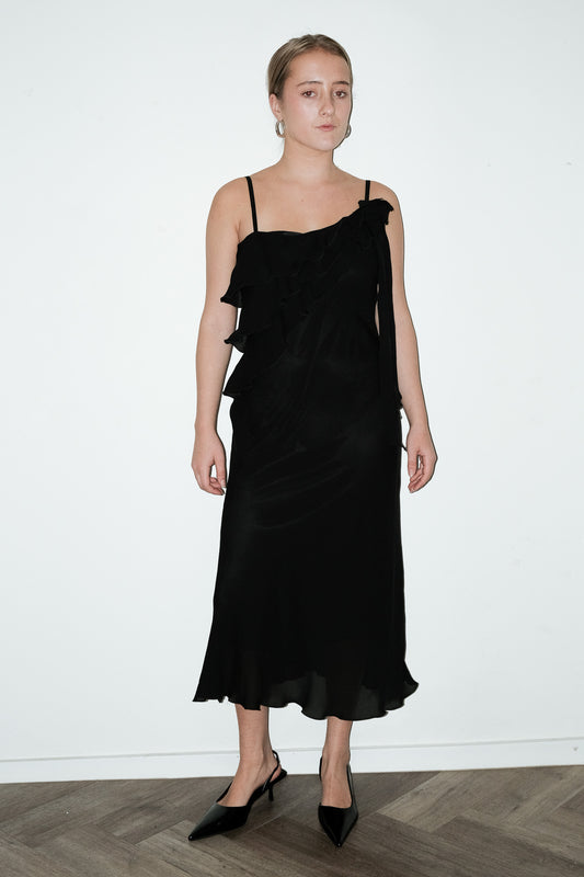 Faya asymmetrische jurk - S