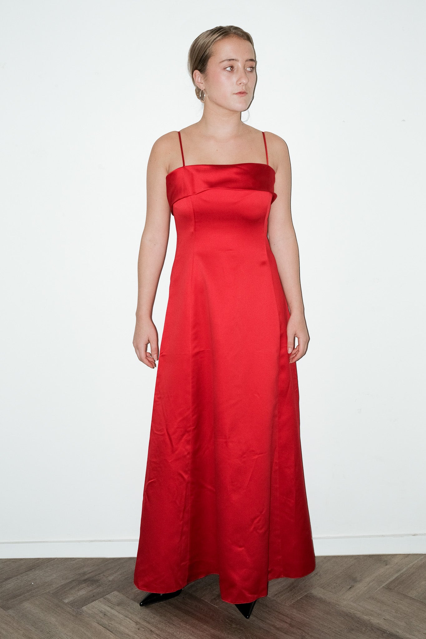 Yume satijnen jurk - S