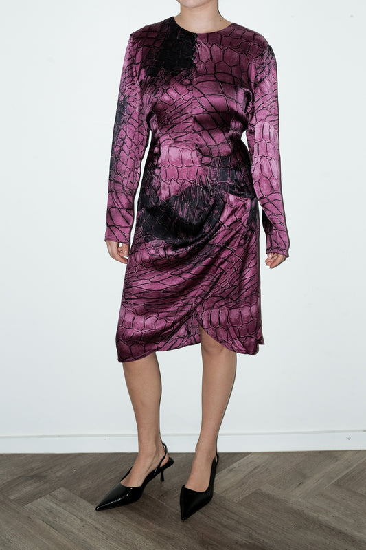 Sol 100% zijde jurk - M