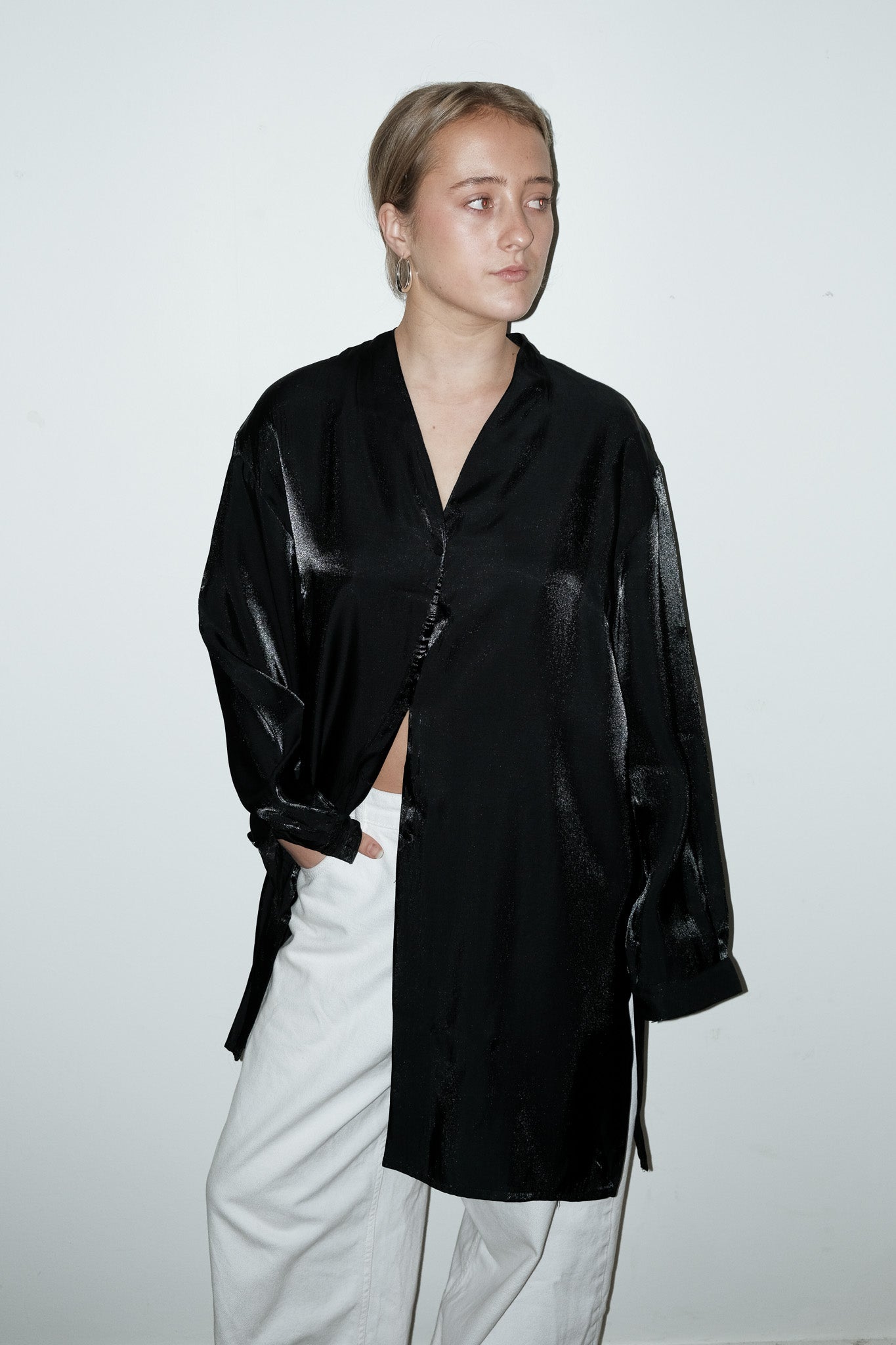 Rin metallic blouse - L