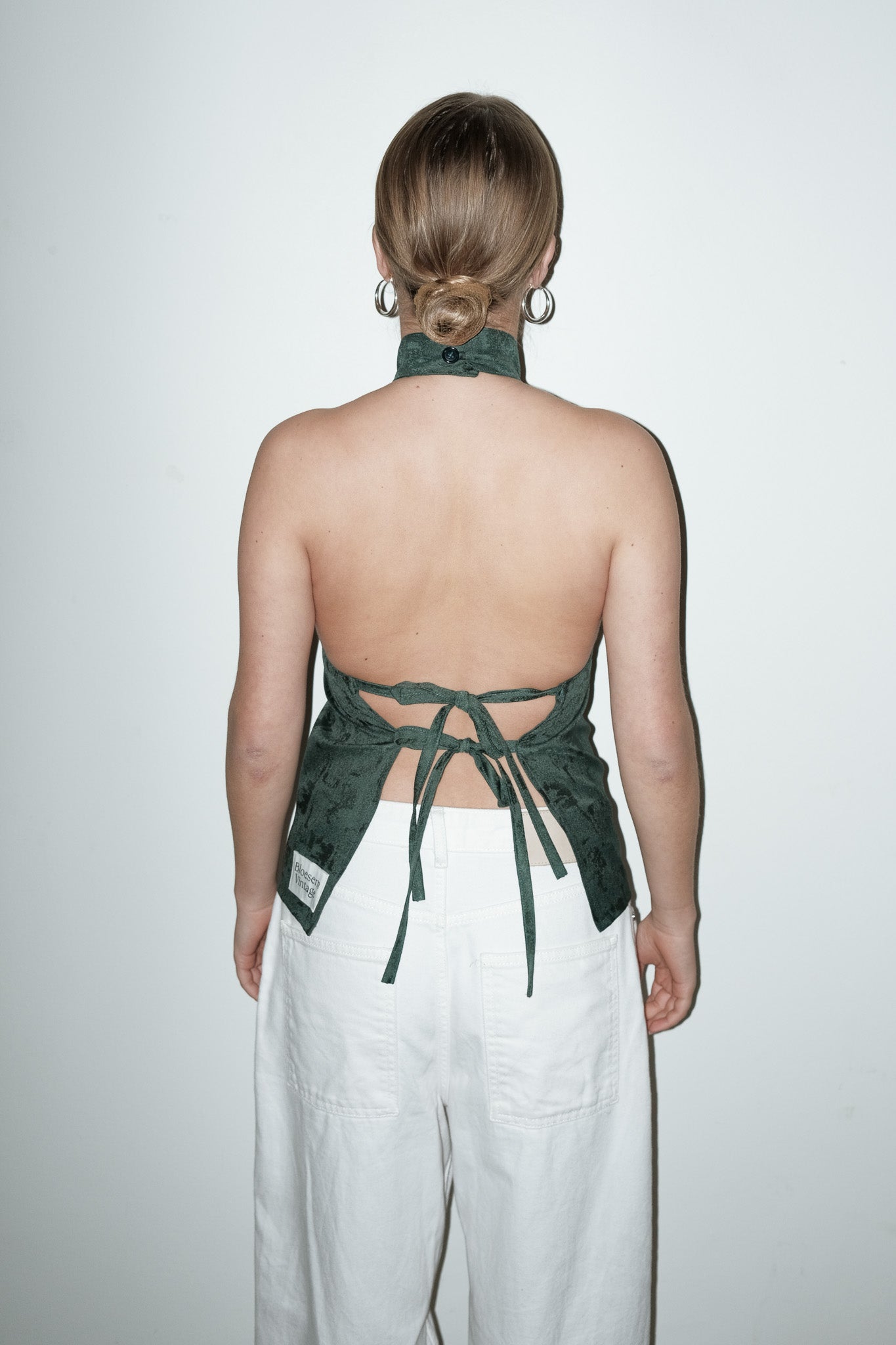 Viridian reworked halter top - one size