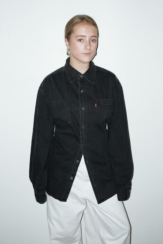 Pien reworked denim shirt - M