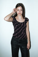 Winnie mesh top - S