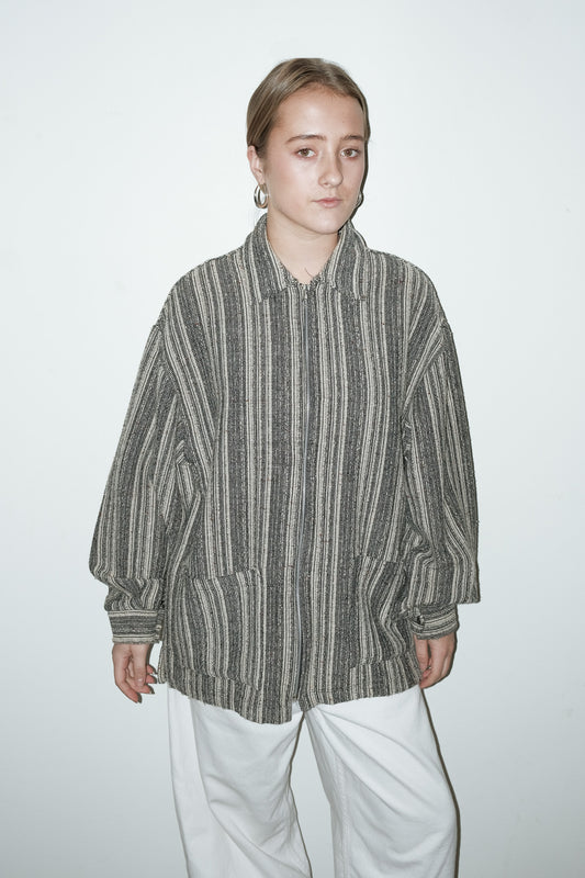 Cleo wool-blend overshirt - L