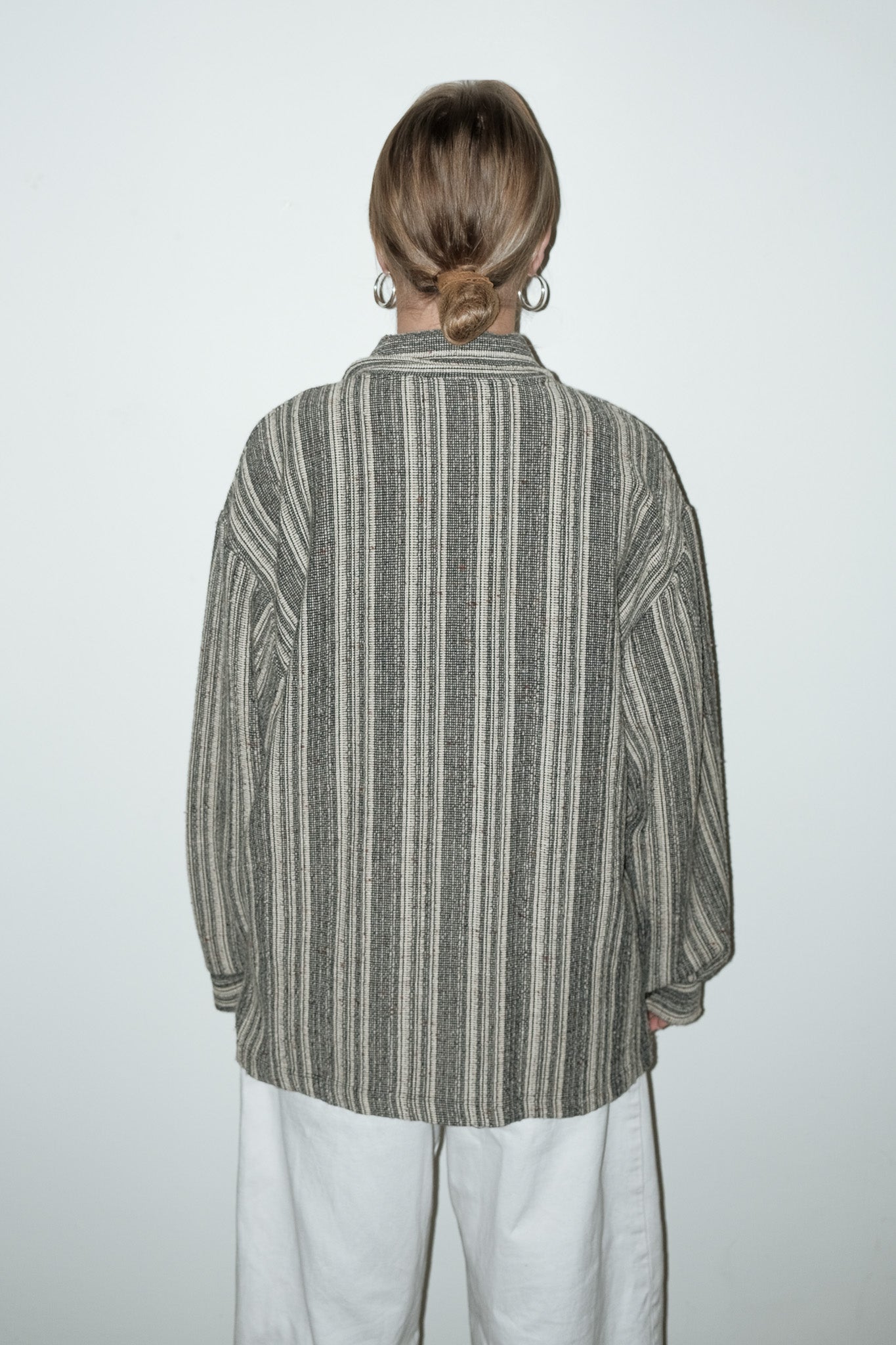 Cleo wool-blend overshirt - L