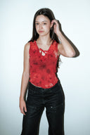 Nine mesh top - S
