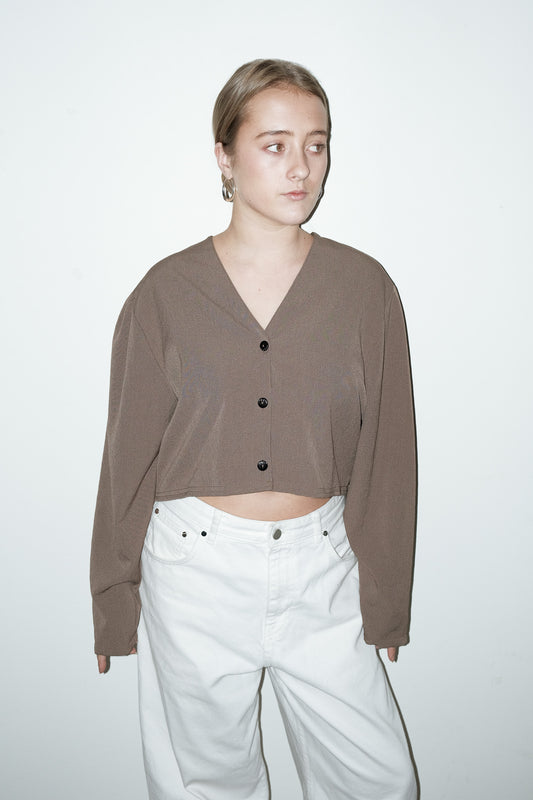 Rhea cropped blouse - M