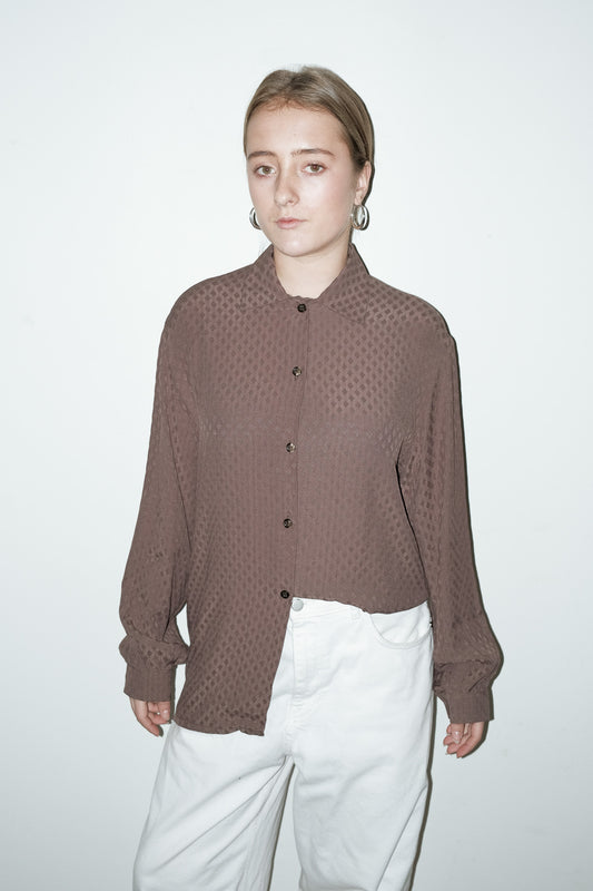 Suri jacquard blouse - M