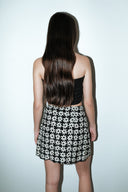 Filine geprinte wikkelrok - S
