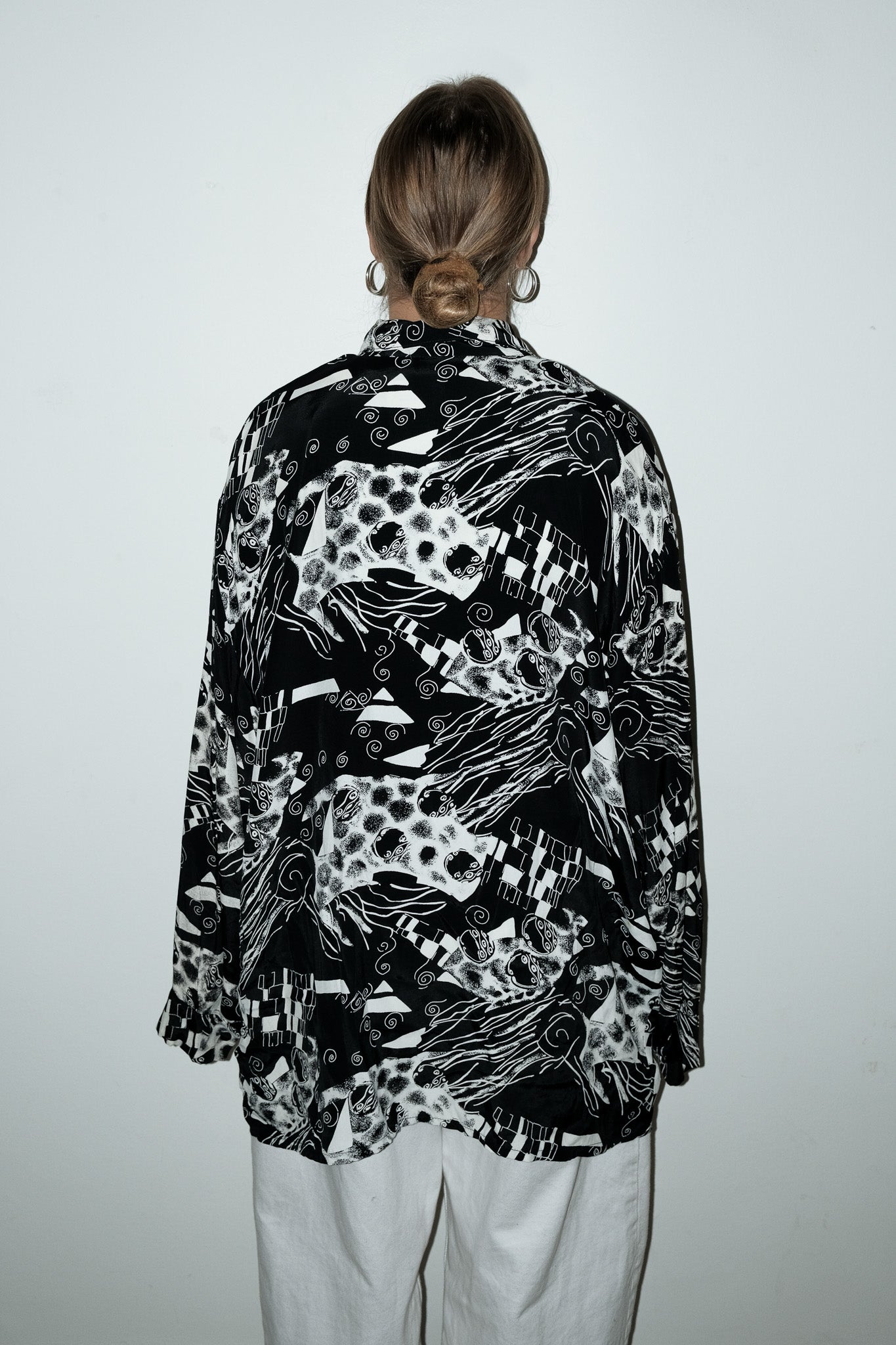 Ina geprint overhemd - L