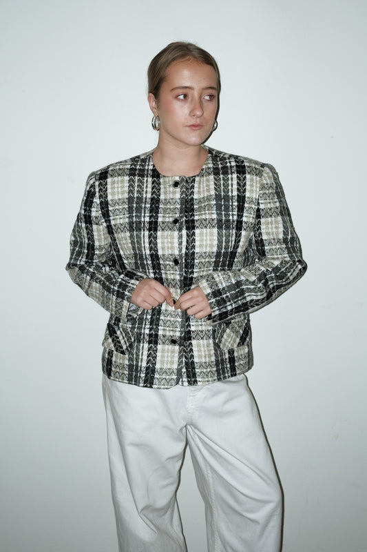 Jacky tweed jasje - S