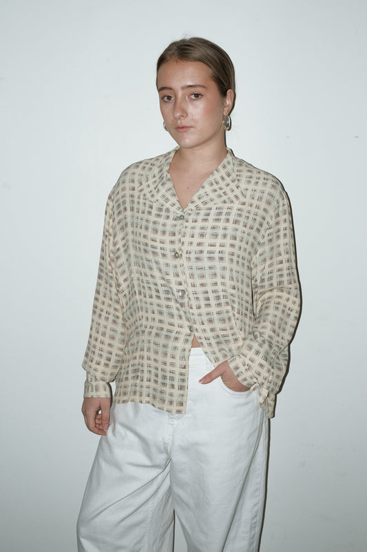 Jada geprinte blouse - S